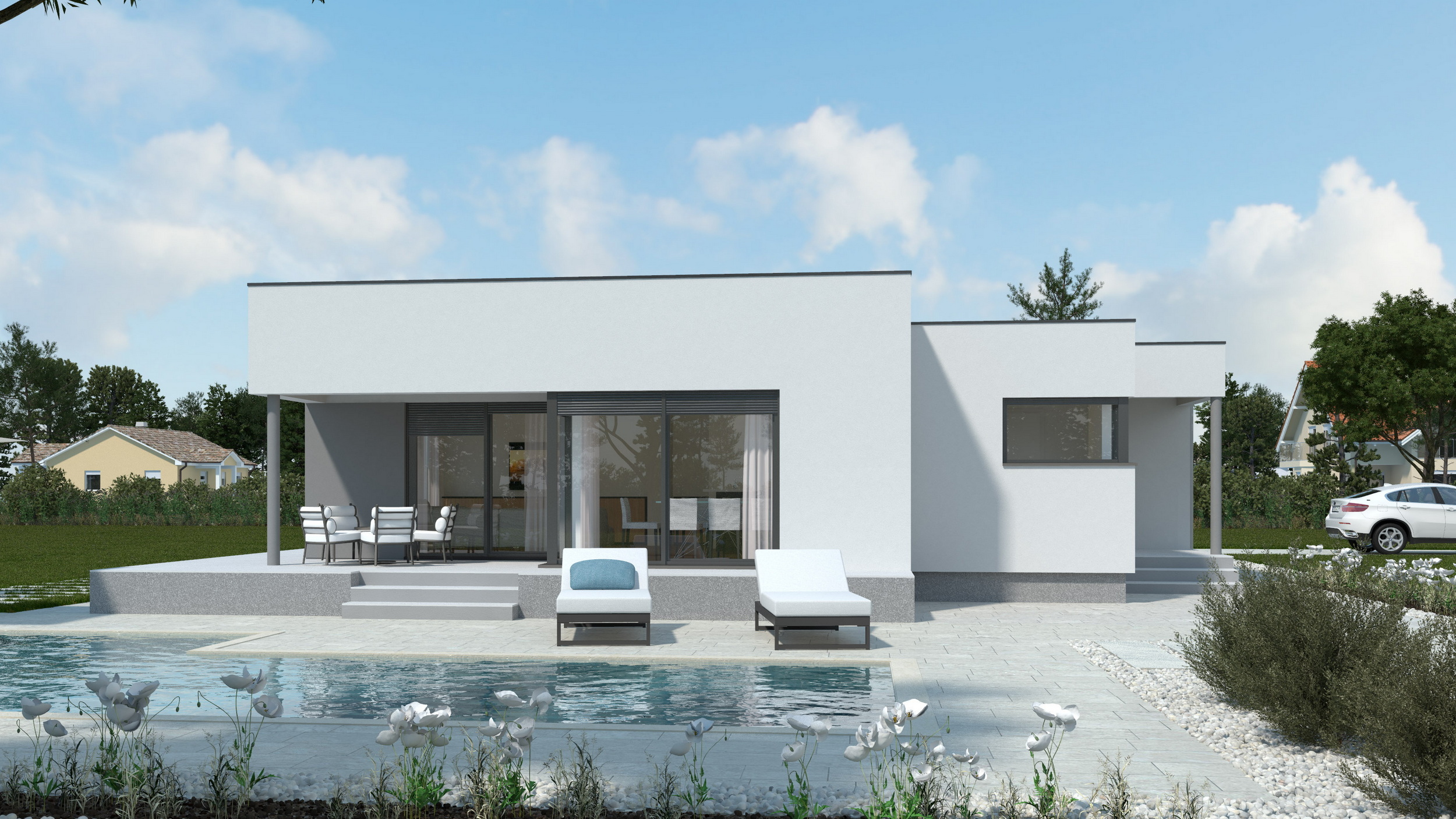 Montažna kuća Catherine – prizemnica 123 m²