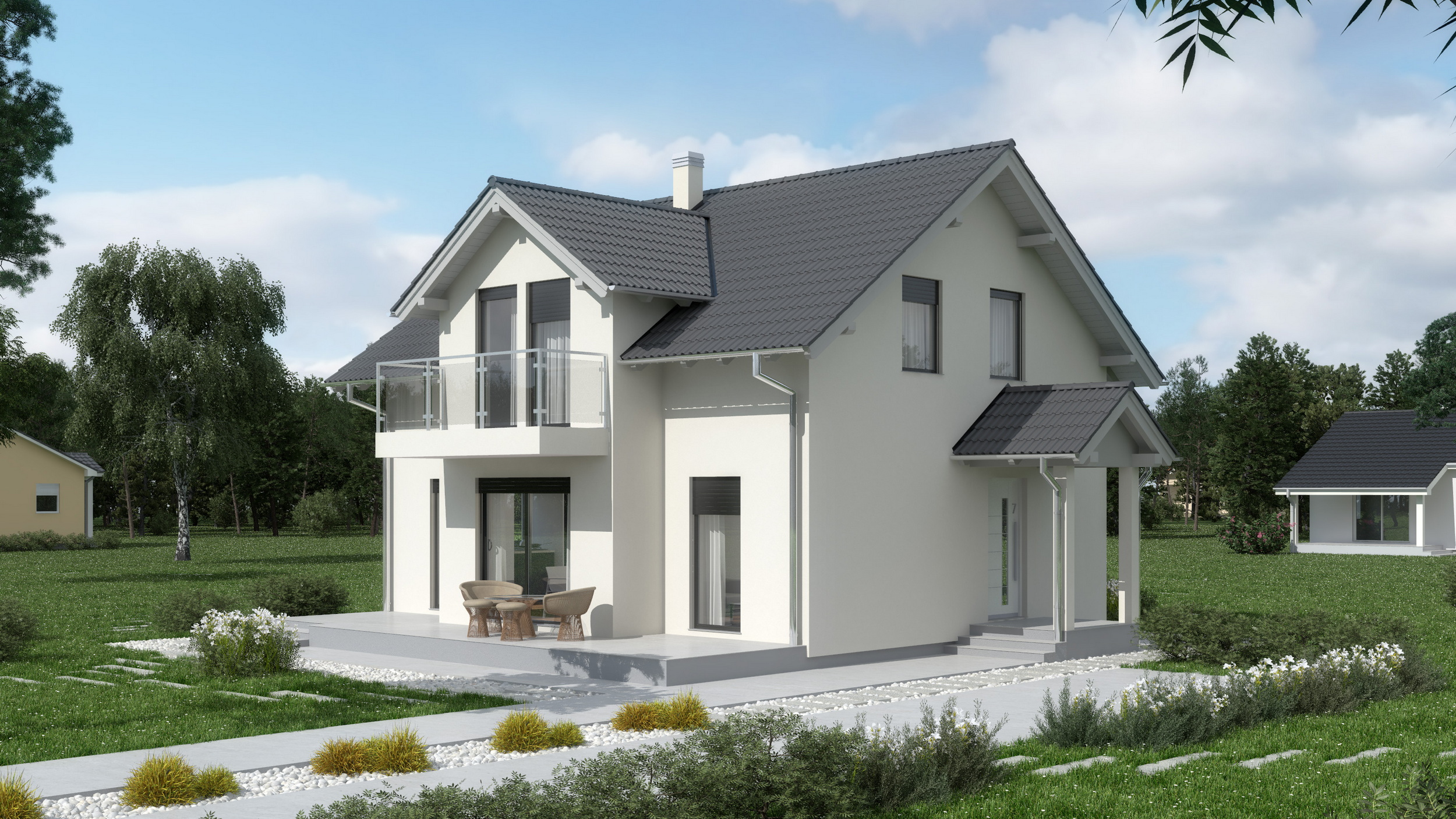 Montažna kuća Doris – kuća s potkrovljem 135 m²