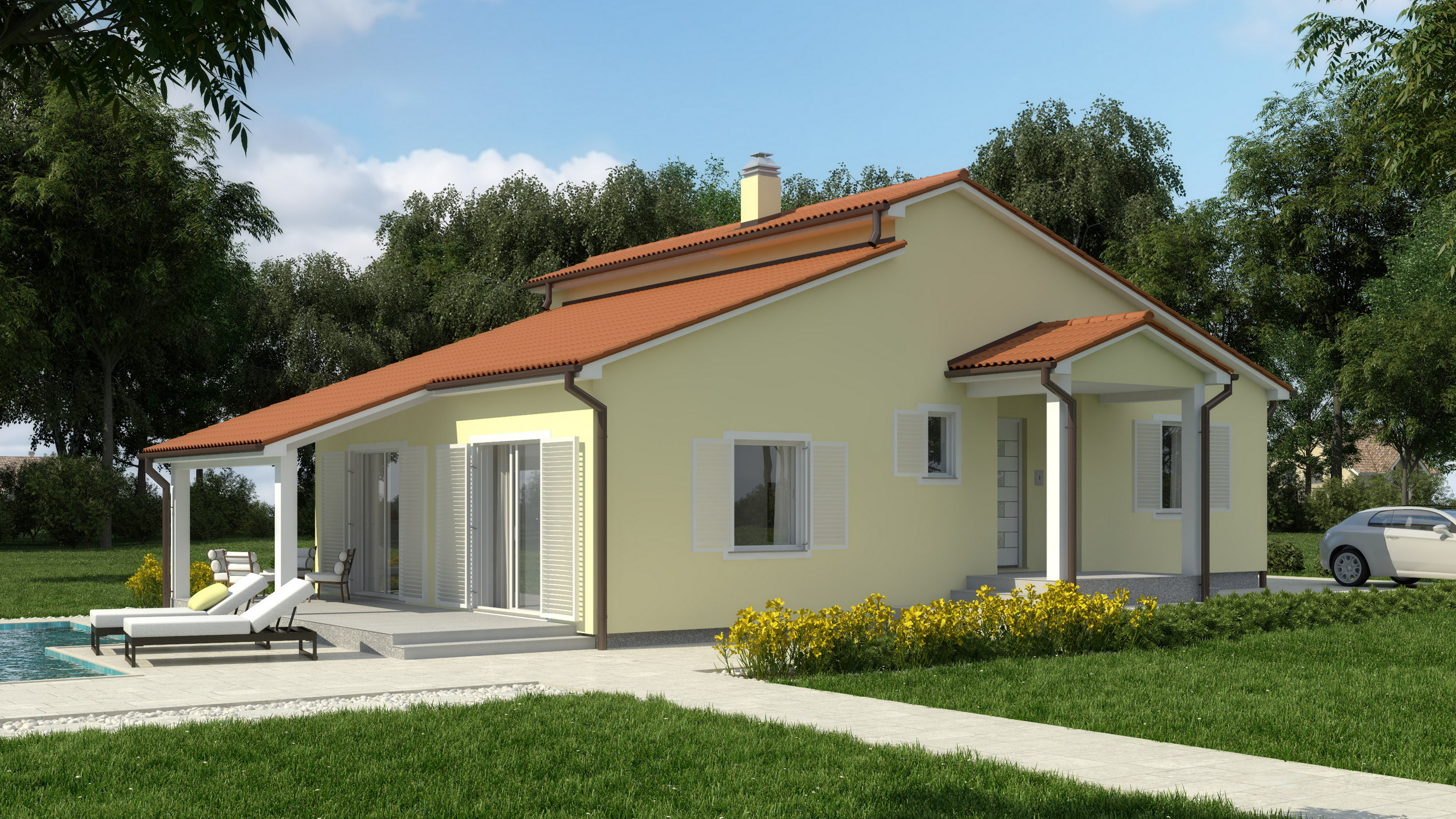 Montažna kuća Elis – prizemnica 105 m²