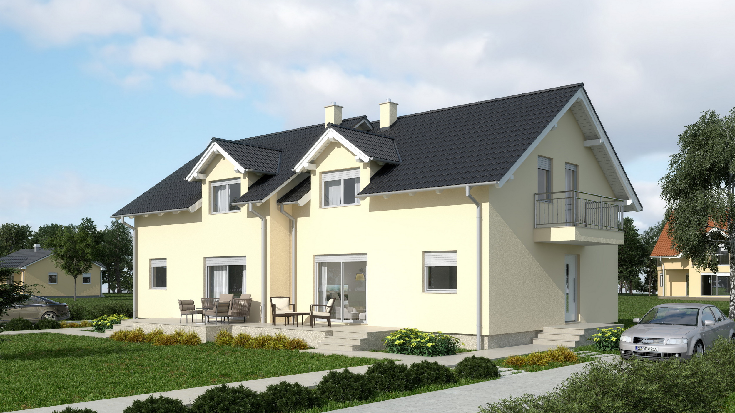 Montažna kuća Ida – kuća s potkrovljem 234 m²