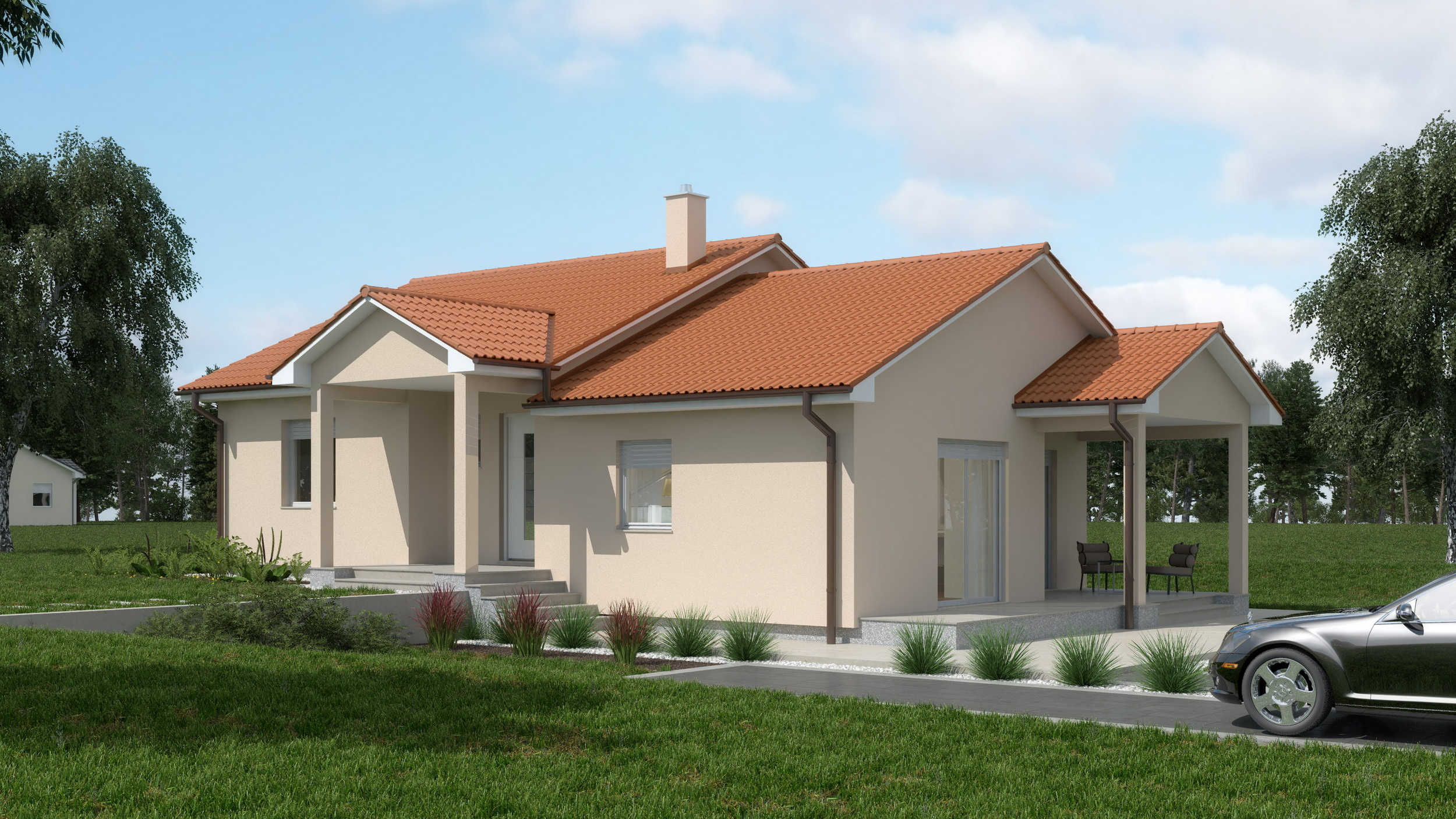 Montažna kuća Iris – prizemnica 100 m²