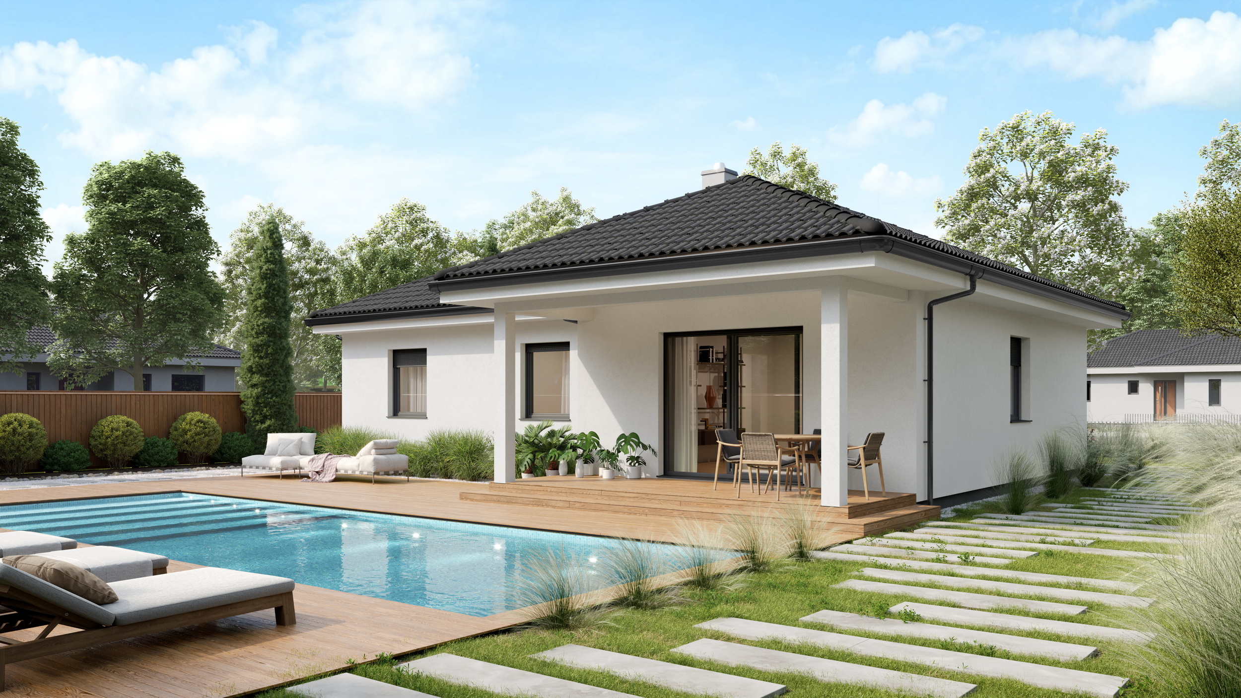 Montažna kuća Marinela – prizemnica 103 m²