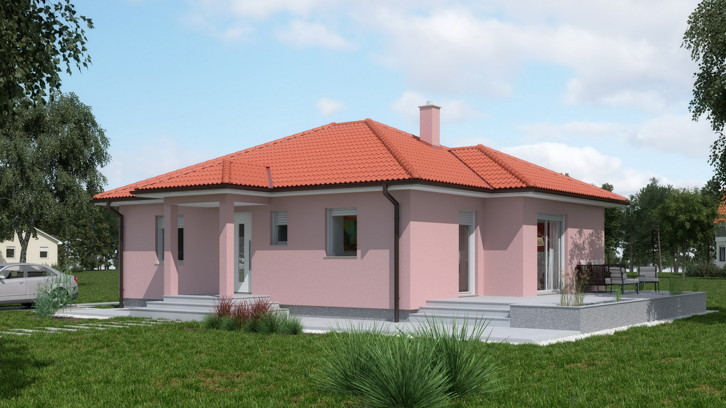 Montažna kuća Nataly – prizemnica 89 m²