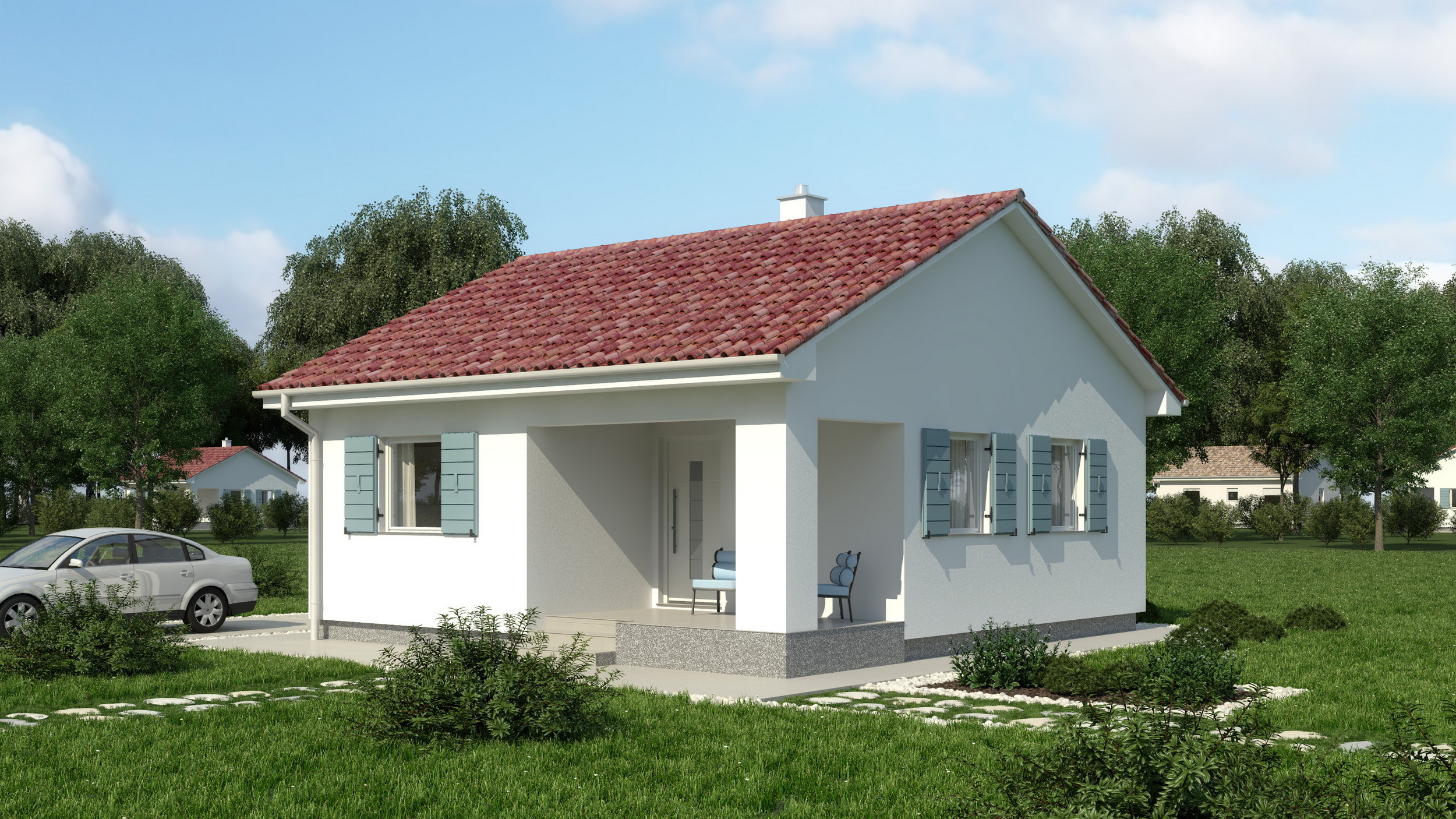 Montažna kuća Viva – prizemnica 54 m²