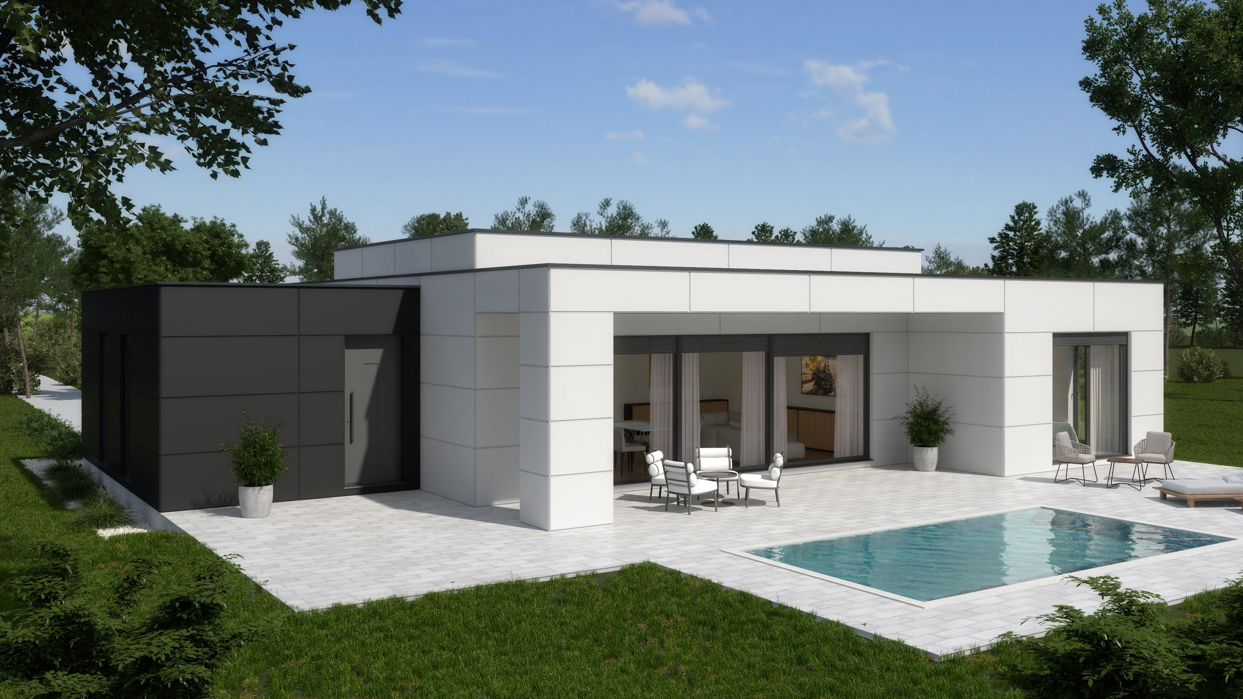 Montažna kuća Aria – prizemnica 190 m²