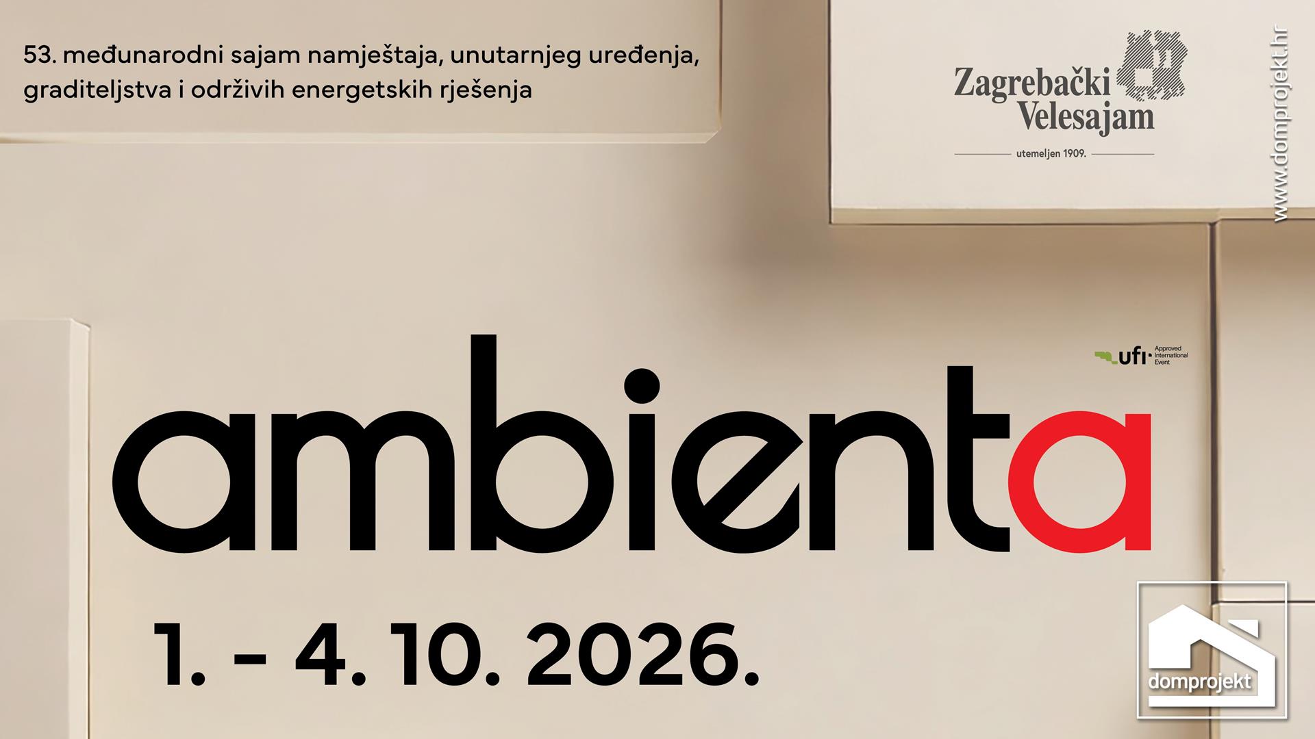 Sajam Ambienta 2026 @Zagrebački velesajam